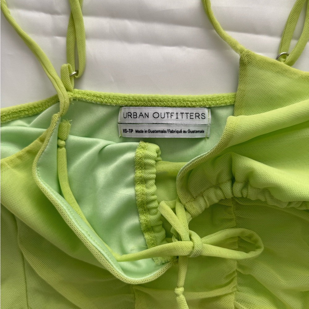 Urban Outfitters Vibrant Green Strappy Top